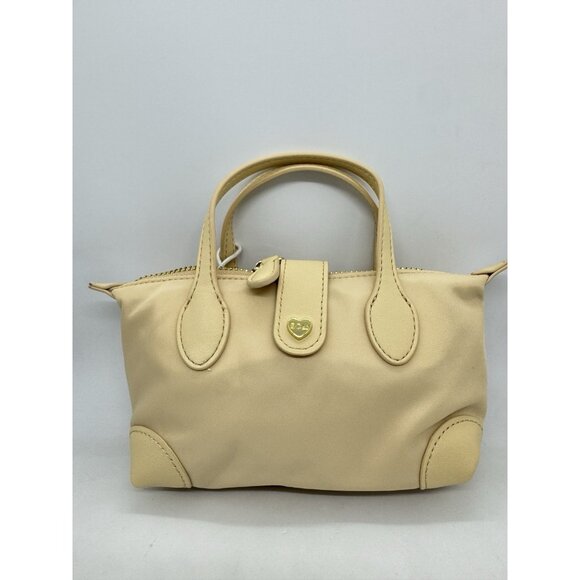 STONEY CLOVER LANE nylon pouchette mini tote crossbody bag - Sand - Picture 7 of 8